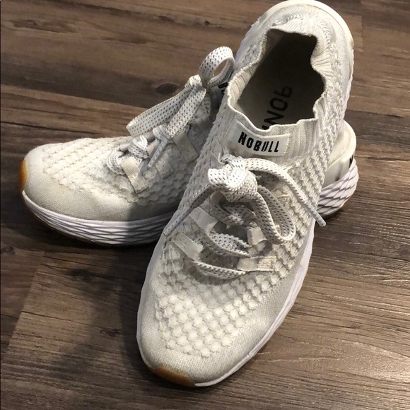 nobull white knit runner